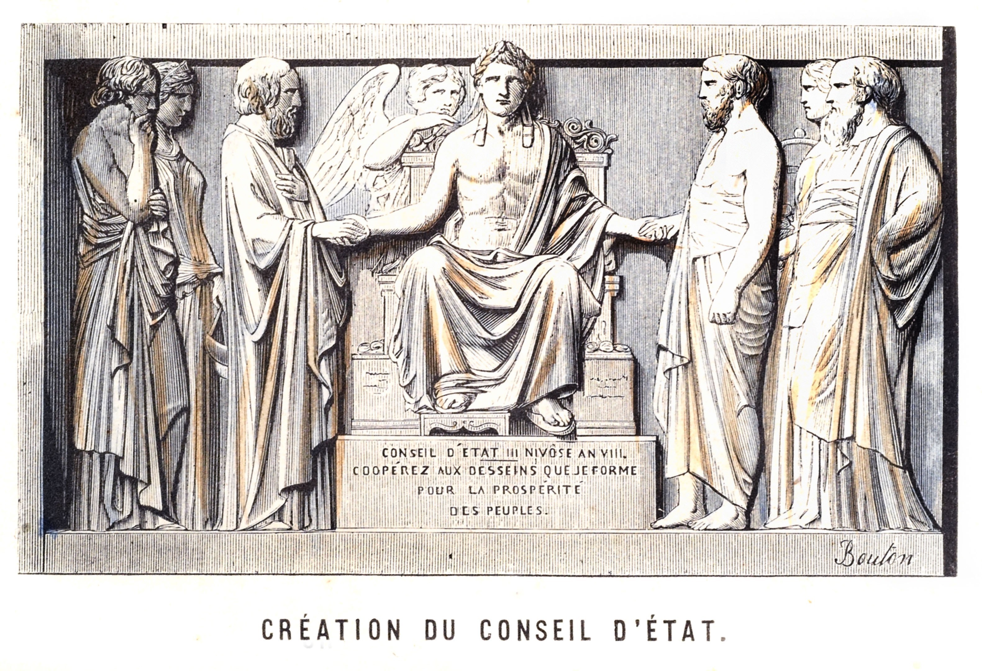 Creation du Conseil d'État