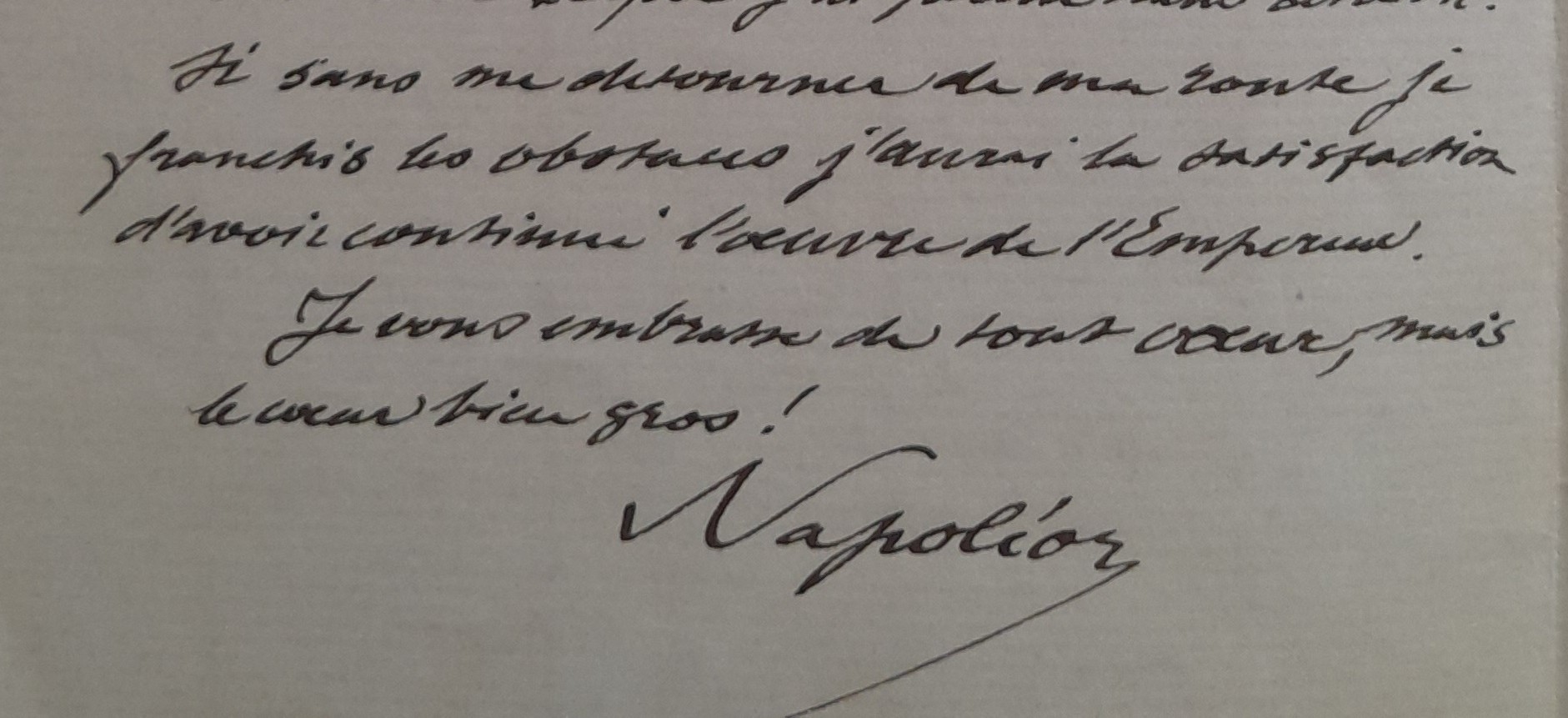 signature du prince impérial 1875